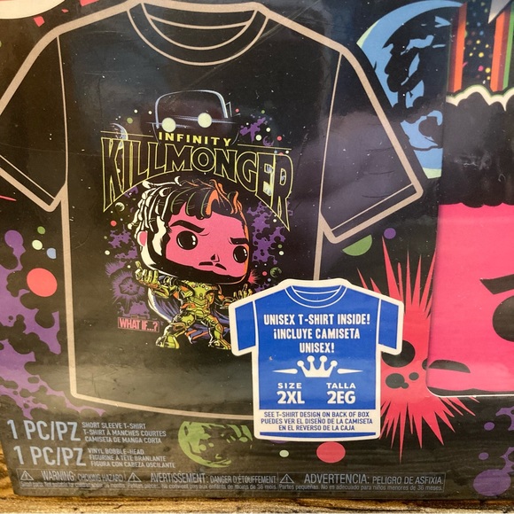 Funco pop tee and bobble head What if 2XL - Picture 8 of 9